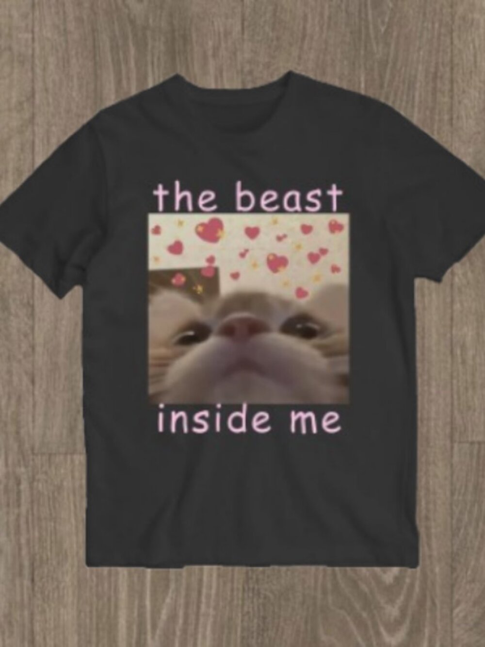 The beast inside me Cat Meme T-shirt
